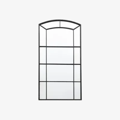 Dunelm Yeadly Arched Full Length Leaner Mirror Black