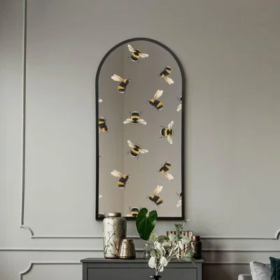 Dunelm Typis Arched Bumble Bee Wall Mirror