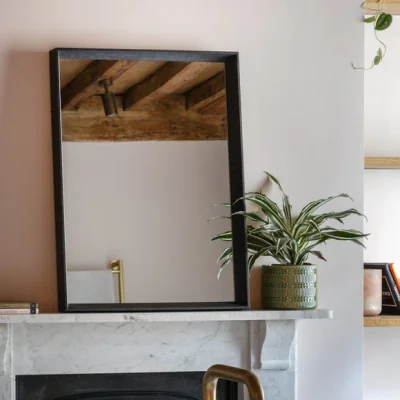 Dunelm Cedar and Sage Alderwood Rectangle Wall Mirror