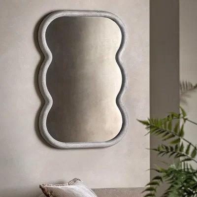 Dunelm Arber Wavy Rectangle Wall Mirror