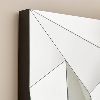 Dunelm Chelsea Rectangle 3D Geometric Wall Mirror