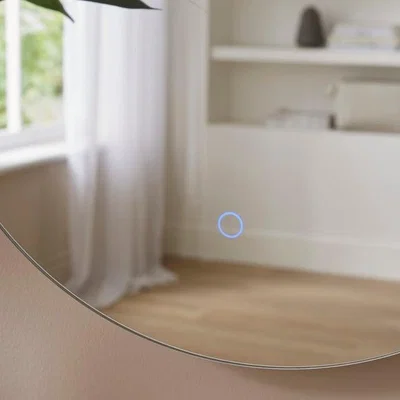 Dunelm Oval Light Up Wall Mirror