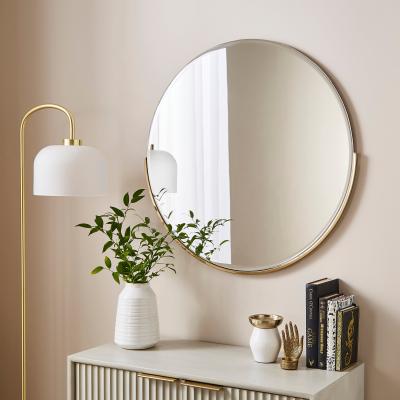 Dunelm Milan Half Frame Round Wall Mirror