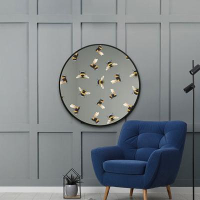Dunelm Typis Round Bumble Bee Wall Mirror