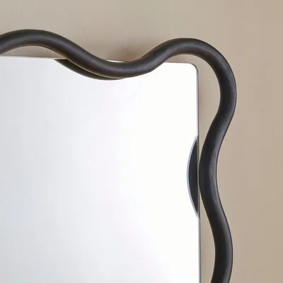 Dunelm Wiggle Rectangle Full Length Wall Mirror