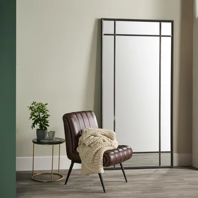 Dunelm Antique Bronze Rectangular Full Length Leaner Mirror