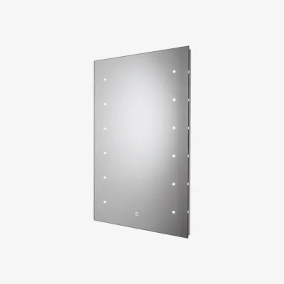 Dunelm Chaumont Rectangle Illuminated LED Mirror, 60x80cm Clear