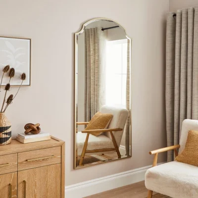 Dunelm Safi Arched Bevelled Edge XL Full Length Wall Mirror