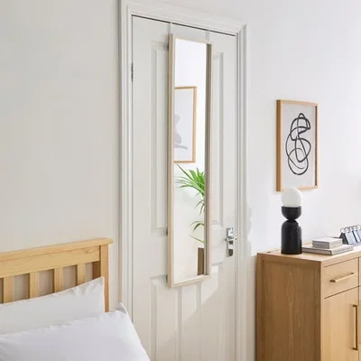 Dunelm Over Door Rectangle Full Length Wall Mirror