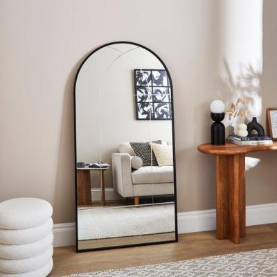 Dunelm Cora Arched Etched Window Full Length Leaner Mirror