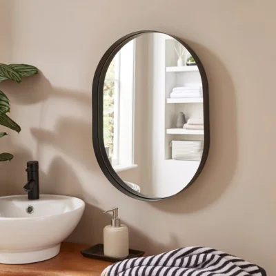 Dunelm New York Oval Wall Mirror