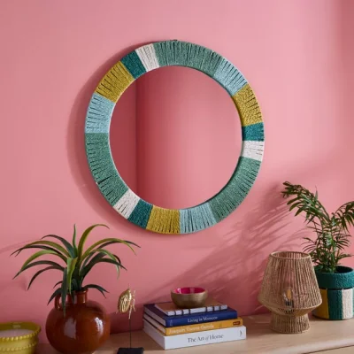 Dunelm Sophie Robinson String Framed Round Wall Mirror