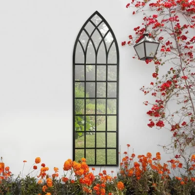 Dunelm Secret Garden Mirror 160 x 47.5cm Black