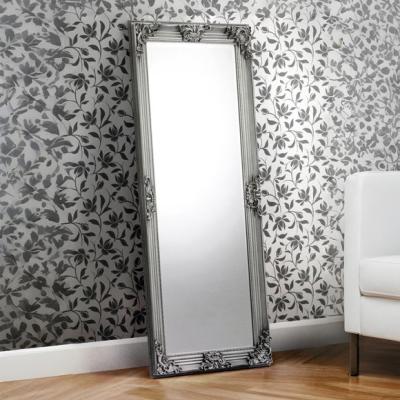 Dunelm Rococo Pewter Full Length Leaner Mirror