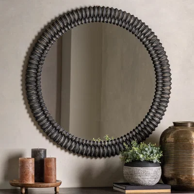 Dunelm Sawan Round Wall Mirror