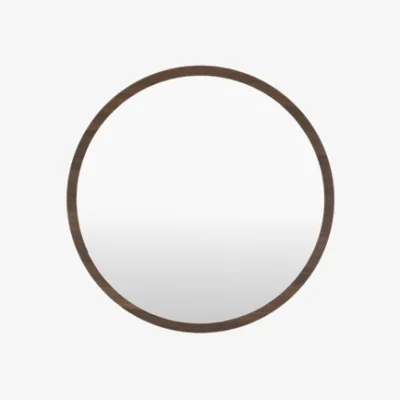 Dunelm Cedar and Sage Grove Round Wall Mirror