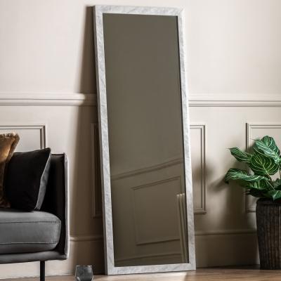 Dunelm Alora Marbled Rectangle Full Length Leaner Mirror
