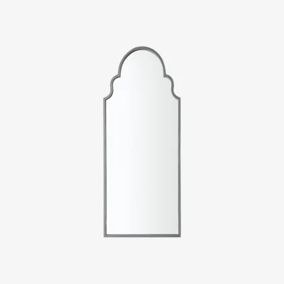 Dunelm Tulkie Indoor Outdoor Mirror, Vintage Grey 61cm x 150cm Grey