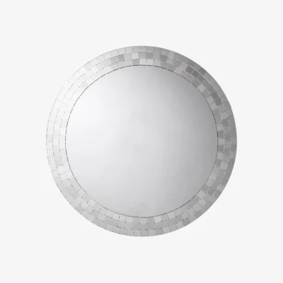 Dunelm Croydex Meadley Circular Mirror Clear
