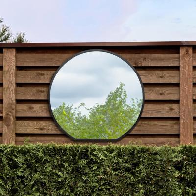 Dunelm Circulus Round Indoor Outdoor Wall Mirror Black
