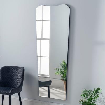 Dunelm Yearn Curved Full Length Wall Mirror Black
