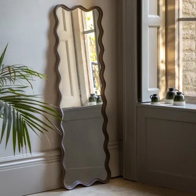 Dunelm Cedar and Sage Willow Leaner Mirror