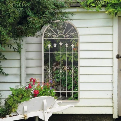 Dunelm Meadow Garden Mirror 140x65cm Brown
