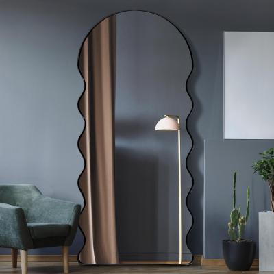 Dunelm The Fluctus Dome Arch Topped Wavy Wall Mirror