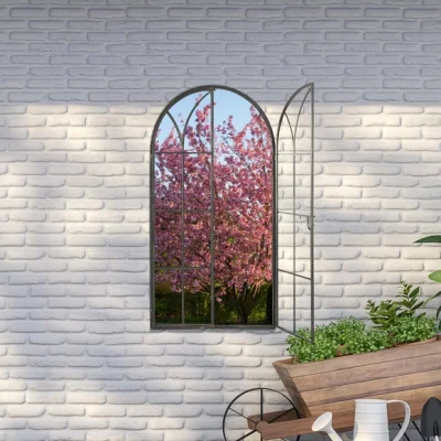 Dunelm The Lost Garden Mirror 140 x 75cm Black