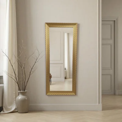 Dunelm Yearn Diamont Framed Bevelled Full Length Wall Mirror