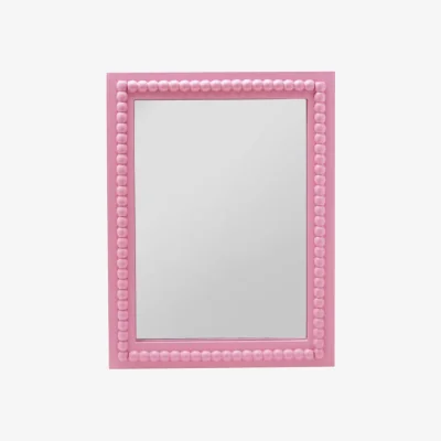 Dunelm Hestia Pink Beaded Wall Mirror