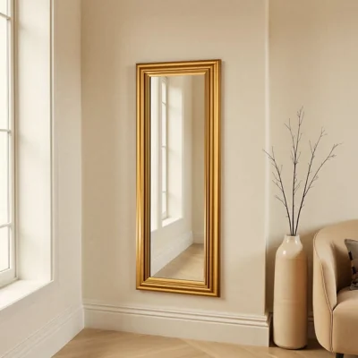 Dunelm Yearn Contemporary Framed Bevelled Full Length Wall Mirror