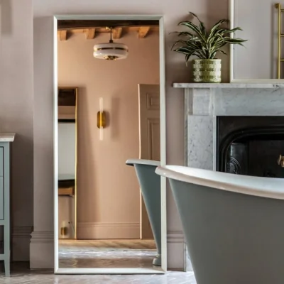 Dunelm Cedar and Sage Alderwood Leaner Mirror