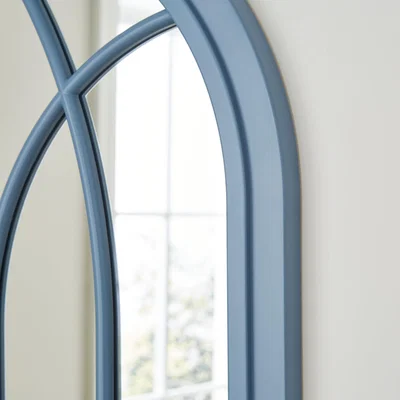 Dunelm Arched Window Indoor Outdoor Wall Mirror