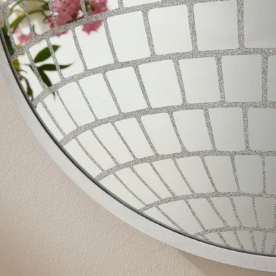 Dunelm Disco Ball Round Wall Mirror