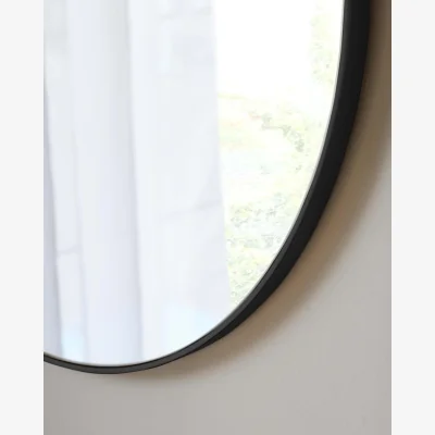 Danetti Malva Medium Wall Mirror Black