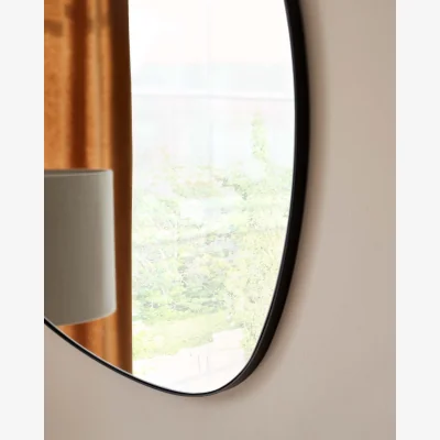 Danetti Caspian Small Wall Mirror Black