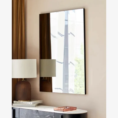 Danetti Devin Large Wall Mirror Black