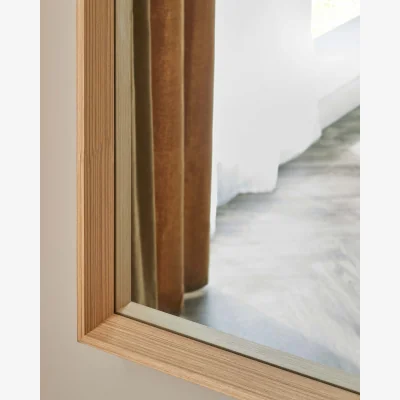 Danetti Corban Large Full Length Wall Mirror Oak