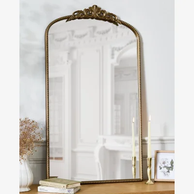 Dibor Rozier Gold Ornate Arch Mirror