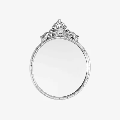 Furniture Village Laura Ashley Overton Round Mirror - Silver