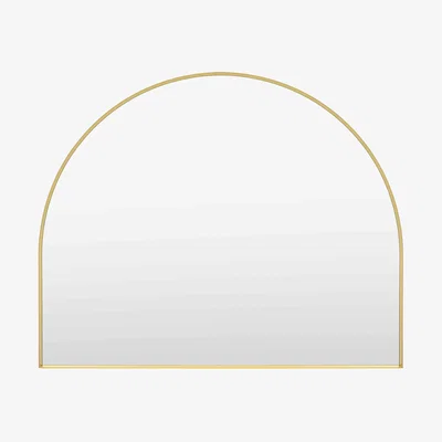 Furniture Village Heston Overmantle Mirror - Gold