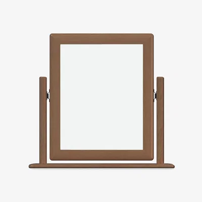 Furniture Village Stockholm Dressing Table Mirror - Dark Oak