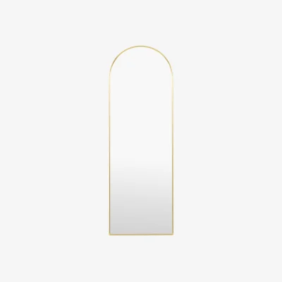 Furniture Village Heston Cheval Mirror - Gold