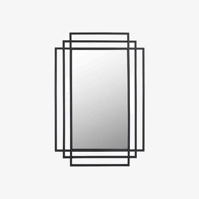 Furniture Village Fixby Mirror - Black