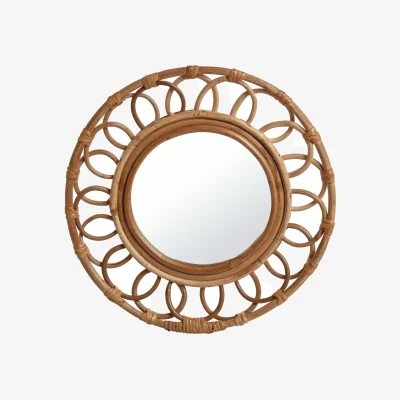 Habitat Habitat Faux Rattan Garden Mirror
