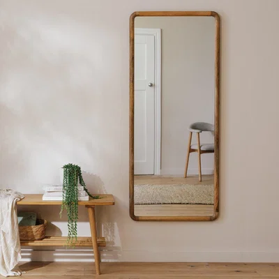 Habitat Habitat Mango Wood Full Length Wall Mirror - 140x60cm