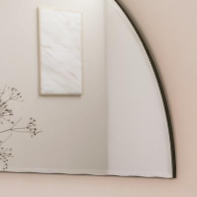 Habitat Habitat Frameless Half Circle Wall Mirror - 45x90cm