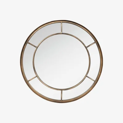 Habitat Aston & Wold Valencia Round Garden Mirror - Gold