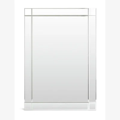 Habitat Habitat Rectangular Bevelled Wall Mirror - 104x74cm